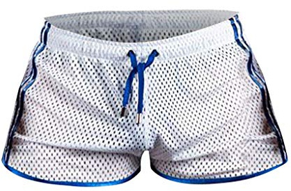 Xmiral Badehose Herren Transparent Mesh Schnelltrocknend Mini Boxershorts