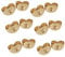 Cretty-Meet 12pcs/6 Pairs 14k Gold Plated Replacement Secure Ear Locking Earring Backs for Stud Earrings