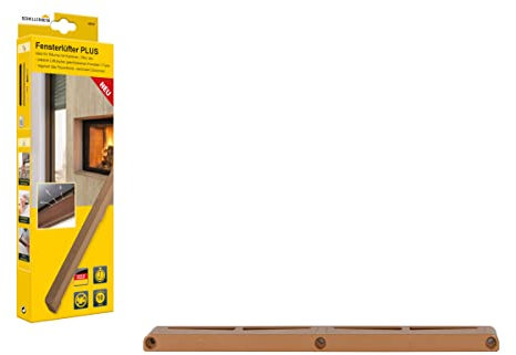 Schellenberg 46608 Rejilla de ventilación Plus, marrón, ampliación del kit de inicio, Erweiterung