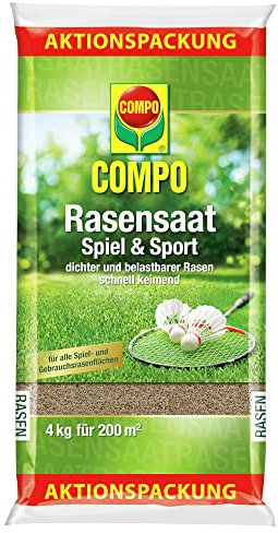 Compo Rasensamen Sport und Spiel, 4 kg