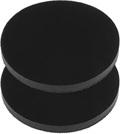 VGOL 2pcs Coussinet d'interface en Éponge Douce 125mm Coussinet de Ponçage Pas de Trous pour Coussinet de Ponceuse Disques de Ponçage à Crochet et Boucle Rechange Dédiés Résistants aux Chocs