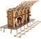 UGEARS Harry Potter Bahnsteig 9 ¾ 3D Holzpuzzle - Modellbausatz für Erwachsene zum Zusammenbauen - Mechanischer Holzbausatz 3D Puzzle mit 2 Figuren - Kompatibel mit Ugears Hogwarts Express Zug