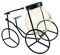 BESPORTBLE 1Stk Fahrrad Blumentopf klare Vase Vintage Glasvase Miniaturdekoration Pflanzentöpfe Blumenkübel aus Glas einmachgläser Blumentopf-Ornament einfacher Blumentopf Hyazinthe Eisen