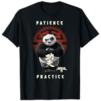 Kung Fu Panda 4 Patience Practice Master Po Portrait T-Shirt