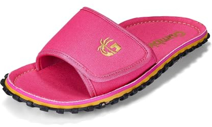 Gumbies Strider Unisex-Slides, mit superweichem Baumwollriemen, Baumwoll-Fußbett und recycelter Gummisohle, Komfort garantiert, rose, 39 2/3 EU
