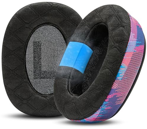 WC Freeze G Pro X – Abgewinkelte Kühlgel-Ohrpolster für Logitech Gpro X | Von Wicked Cushions | Extremer Komfort, abgewinkeltes Design, Freeze V2 Kühlgewebe, extra dick | Speed Racer