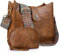 VIMUTI Handtasche Damen Mittelgroß Umhängetasche schwarz Crossbody Bag mit Breiter Gurt Schultertasche Hobo Bag veganem Leder Tasche 2 Schulterriemen Kartenschlitz Reisetasche