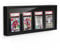Emfogoo Trading Card Display Case, Wooden Card Display Frame Wall Mount, Graded Card Display with Clear View, Trading Card Case for Football & Sports Cards Collection (1 Pack-Black)