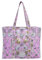 INDACORIFY Bolso de hombro 100% algodón, bolso de mano para mujer, bolso de compras reversible y de comestibles, elegante bolso de viaje estampado, regalo para ella