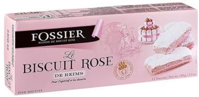 Fossier | Mini Biscotti Rosa Aperitivo e Dessert | Biscotti Rosa Croccanti Accompagnare Dolci