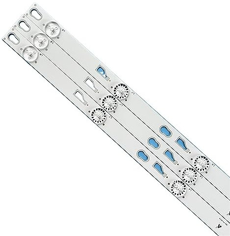 RCTGPGJAC LED-Hintergrundbeleuchtungsstreifen, kompatibel mit L40F3303B, LED40D2700B, L40S4700FS, LED-Bänder, TOT_40F3800_3X8_3030C_V1 Lineale, Lanes 40HR330M08A2 (3 Stück für 1 TV)