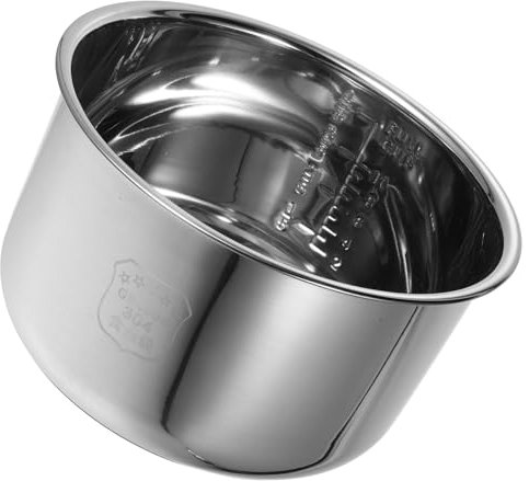 HOLIDYOYO Olla Interior Inoxidable para Arrocera Eléctrica 1pieza de Olla Antiadherente Diseño Reforzado Accesorio de Cocina Portátil para Cocinar Platos