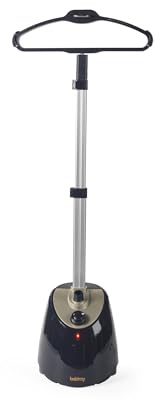 Beldray Vaporizador de prendas independiente – Vertical, depósito de agua de 1,4L, 40 minutos de vapor, percha giratoria 360º, cepillo para telas, 3 niveles de vapor, altura extensible, 1800W