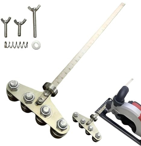 Positioning Calipers for Precise Measurements & Easy Wood Cutting,Stainless Steel Precision Cutting Guide with 60cm Adjustable Guide Rail for Circular Saws Woodworking DIY Furniture Making Carpentry