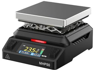 Mini-Heizstation zum Löten mit dem Lötkolben, MINIWARE MHP50, 100 °C–350 °C. Vorheizgerät, tragbare Lötstation