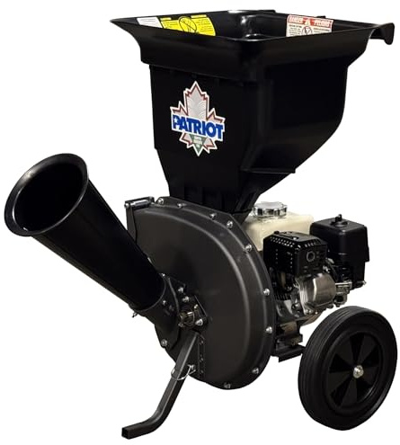 Patriot Products CSV-2540H 4 HP Honda GX Gas Powered Wood Chipper Leaf Shredder