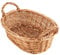 Cesta de mimbre grande ovalada de mesa 65 x 300 x 200 mm mimbre vajilla cuenco para servir aperitivos