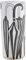 Black & White Retro Umbrella Stand