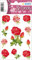 HERMA 3581 Aufkleber Rosen Rot Rosa klein groß, 33 Stück, Blumen Sticker im Vintage Pflanzen Motiv, selbstklebend, Etiketten für Valentinstag Liebe Hochzeit Geburtstag Scrapbooking Dekoration Geschenk