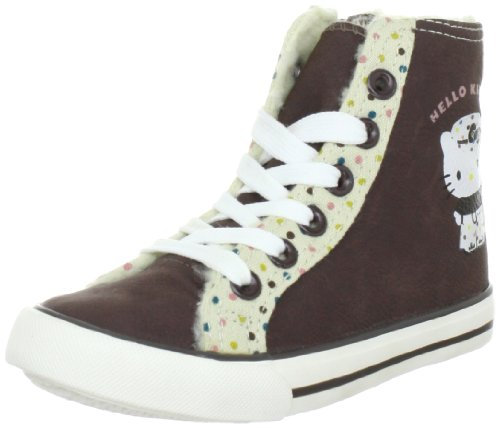 Hello Kitty IOURTE 223230-31, Mädchen Halbschuhe, Braun (Marron fonce 92), EU 28