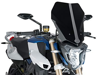 Puig 8187N Naked New Generation Touring improved wind protection, Black