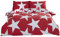 Rapport Bettbezug-Set, wendbar, Polycotton, Rot, Einzelbett