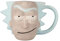 Silver Buffalo RM12133D Cartoon Network Morty Rick Face Ceramic 3D Sculpted Mug, 20-Ounce, Gray