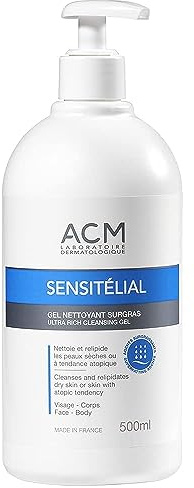 Laboratoire ACM Sensitélial Gel Nettoyant Surgras 500 ml