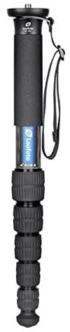 Leofoto - Carbon Monopod - Heavy Work - Weight Capacity: 15 kg - Max. Height: 165 cm (without Ball Head) - Six Extend Sections - MP-366C