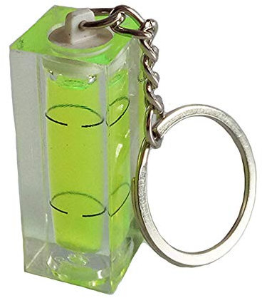 PULABO Mini Spirit Level Keyring Keychain Tool DIY Gadget Novelty Gift Mini Spirit Level 2 Pack New Released High Practicability, Security