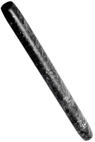 JLCP 25Cm Home Marmor Nudelholz, Mühe Sparen Verschleißfest Antihaft Rolling Pin Für Pizza/Pasta/Pie Crust/Cookie/Fondant Icing,Schwarz