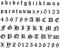 SHUOFUSH 5 Blätter Gothic Englisch Alphabet Zahlen DIY Finger Temporäre Tattoo Aufkleber