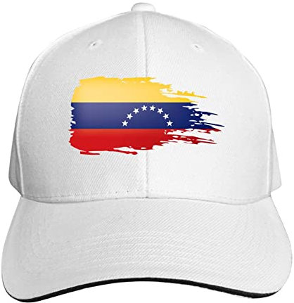 GANghaONshoP Gorra de camionero con bandera de Venezuela para hombre y mujer, absorbe la humedad, ajuste libre, gorras de hip hop, Blanco, 6 7/8/7 3/7
