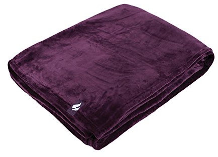 HEAT HOLDERS - Luxus Winter Warm Fell Decke 180x200cm | Bunt Decke für Sofa (180 x 200 cm, Glühwein)