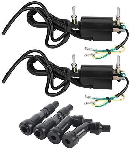 EBTOOLS Motorradzubehör Zündspule für KZ Suzuki GS CB 650 750 900 Zündspule für Kawasaki Kz 900 Kz650 Spulen 2002 für Honda für Shadow Motorrad 1986 600 Concours Zg 1000 Pack 700 Kit für Zx9 Zx