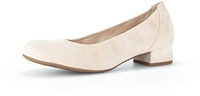 Gabor Damen Klassische Pumps, Frauen Absatzschuhe,Wechselfußbett,Moderate Mehrweite (G),stöckelschuhe,büro,Desert (A.OBL),37 EU / 4 UK