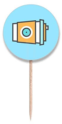 Lovely Visualize - Palillo de dientes para café hecho a mano, diseño de palillo de dientes