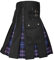 Schottischer Kilt Klassischer Rock Herren Karo Rock mit Taschen kurzer Schottenrock Karierter Kilt Schottischer Klassischer Mit Kontrasttaschen Schottischen Stil Individualität Vintage