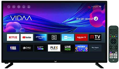 MAJESTIC ST32VD V4 - Televisore SMART LED HD READY da 32, Sistema operativo VIDAA, Wi-Fi integrato, DVB-T/T2 e DVB-S/S2, Telecomando, USB, nero