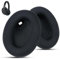 Wzsipod,Coussinets d'oreille de remplacement Pour Casque sans fil Sony WH-1000XM4, en Tissu Lisse Avec Mousse à mémoire de Forme isolante du Bruit (Noir)