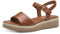 TAMARIS Femme 8-88708-42 Sandale compensée, Noix, 43 EU
