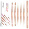 5 Stück Nail Art Pinsel für Gelnägel, Doppelseitige Nagel Pinsel für Nageldesign, Nagel Liner Pinsel Nail Art Pinsel Set für Nagellack, UV Lack, Ombre, Gold