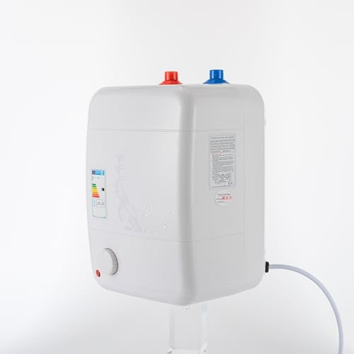 Elektronisch Geregelter Durchlauferhitzer | 1500W - Einstellbare Temperatur, Druckfest, stufenlose Temperaturwahl, Trockenbrandschutz, Überhitzungsschutz, Hochspannungsschutz, Weiß