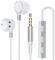 Cuffie con Filo, Auricolari In Ear con Microfono, Magnetici Sport Cuffiette,con Filo e Controllo del Volume,stereo e audio Hi-Fi Jack 3.5 mm per iPhone,Samsung,Xiaomi,Oppo,Sony,Huawei,ipad (bianco)