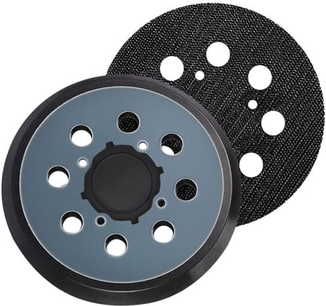 HARY 2Pcs 5 Inch 8 Hole Sander Pad for Dewalt Sander, Dewalt Orbital Sander Compatible with DWE6421, DWE6423, DCW210B, Rubber Material, Hook and Loop Backing Pad