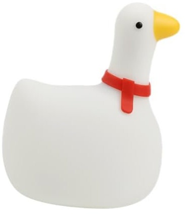 DOITOOL Silikonlampe Gans Form Nachtlicht Kinderzimmer Licht USB Aufladbar Camping Lampe