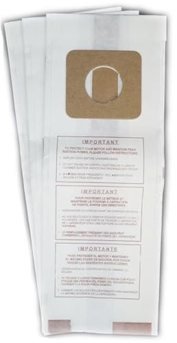 Upright Vacuum Bags Designed To Fit Panasonic U & U-3, 3 Pack