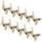 Yardenfun Gas Stove Converter Nozzle 10pcs Set Gas Nozzle Accessories for Household Gas Stove