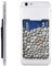 HEBSDFG Pebble Stone Printed Phone Card Holder Wallet, 3M Adhesive Stick on Phone Wallet Case for iPhone and Android