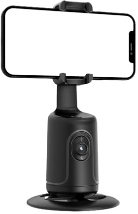 Stativ-Telefon – 9,5 cm Smart Auto Recording Halter für freihändiges Filmen, reibungslose Objektverfolgung mit Steuerung, Tischkamera-Ständer, Hochzeitsspiel, Büro, Urlaub, Bett, Auto